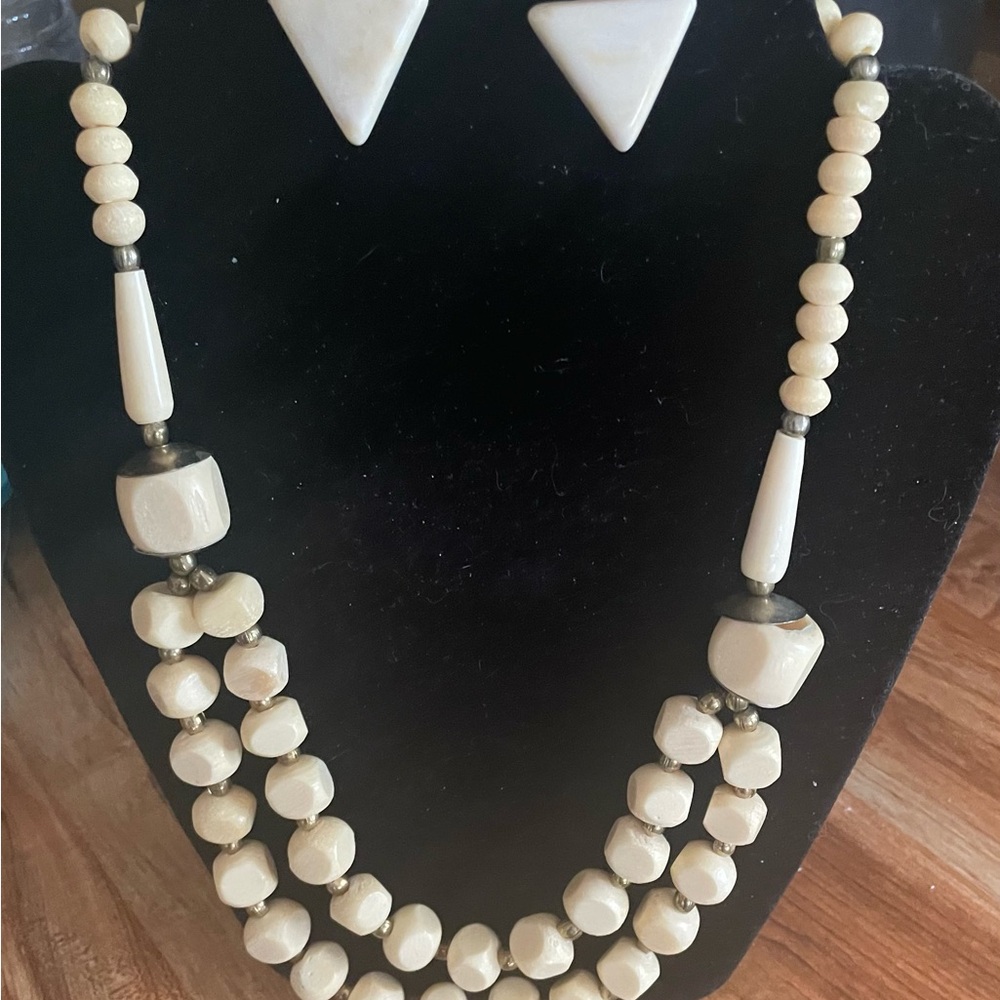 Vintage Necklace with Tribal features.